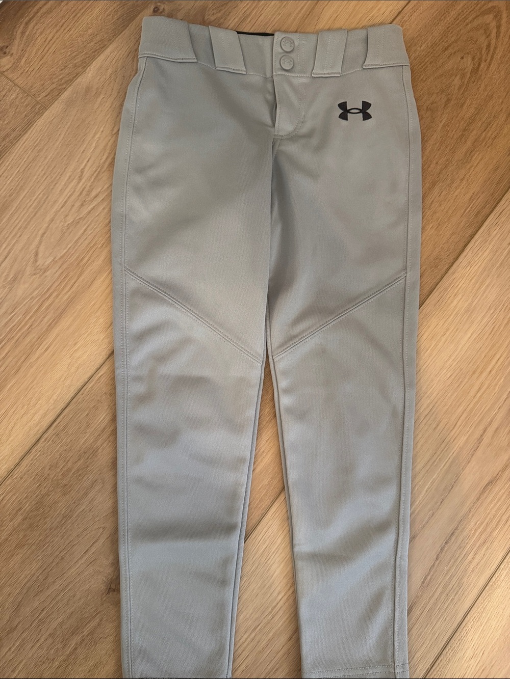 Under Armour Kids Light Gray Baseball Pants